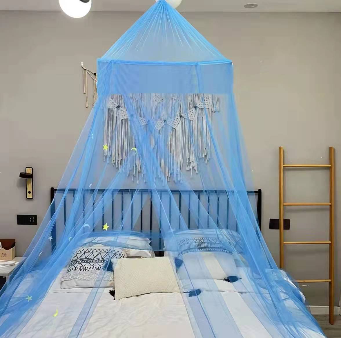 

Купольная москитная сетка, летняя детская двуспальная кровать, занавеска, москитная палатка, украшение комнаты для девочек, детская палатка от комаров, кровать размера King Size one size
