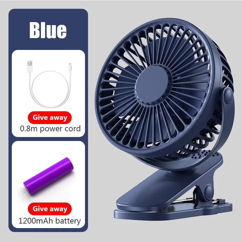 USB Mini Wind Power Handheld Clip Fan Convenient And Ultra-quiet Fan High Quality Portable Student Cute Small Cooling Ventilador