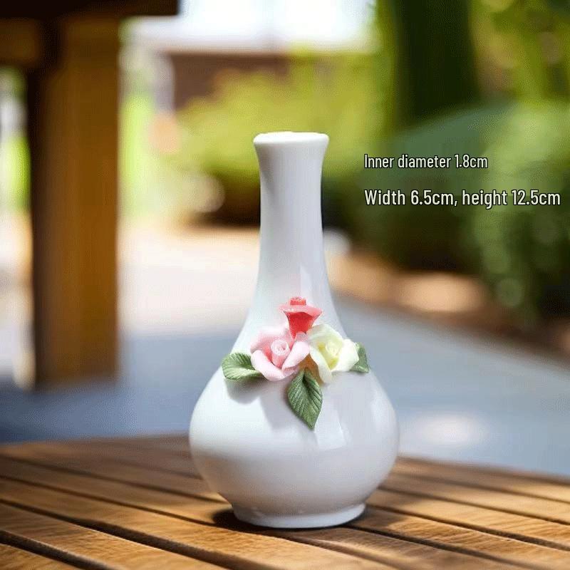 Hand-Pinched Ceramic Vase: Travel Souvenir & Home/Office Decor
