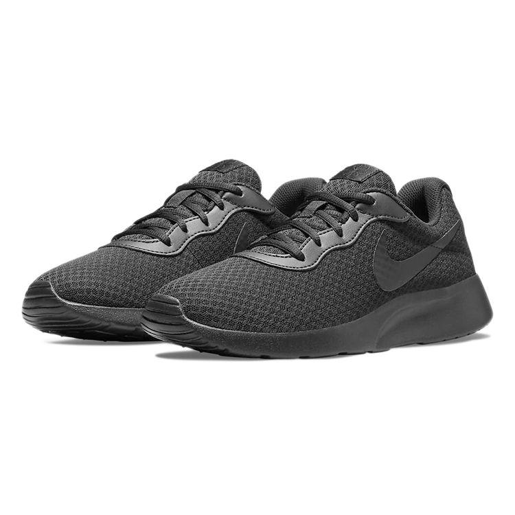 Nike  Tanjun Triple Black Women Sneakers Barely-Volt DJ6257-002