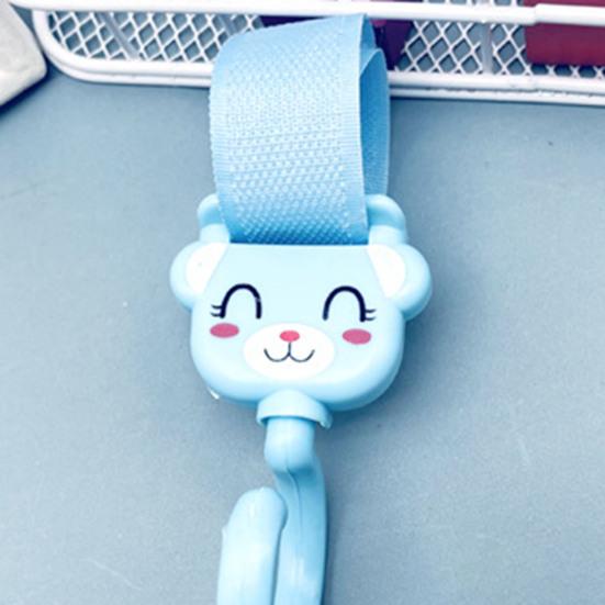 2Pcs Stroller Hooks Cartoon Pattern Anti-deform Resin Pushchair Hook Mommy Bag Organizer Rack Stroller Accessories for Shopping