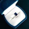 Bella Box Zircon Bridal Wedding Ceremony Party Finger Ring Dazzling Silver Color Delicate Women Rings Fashion Jewelry