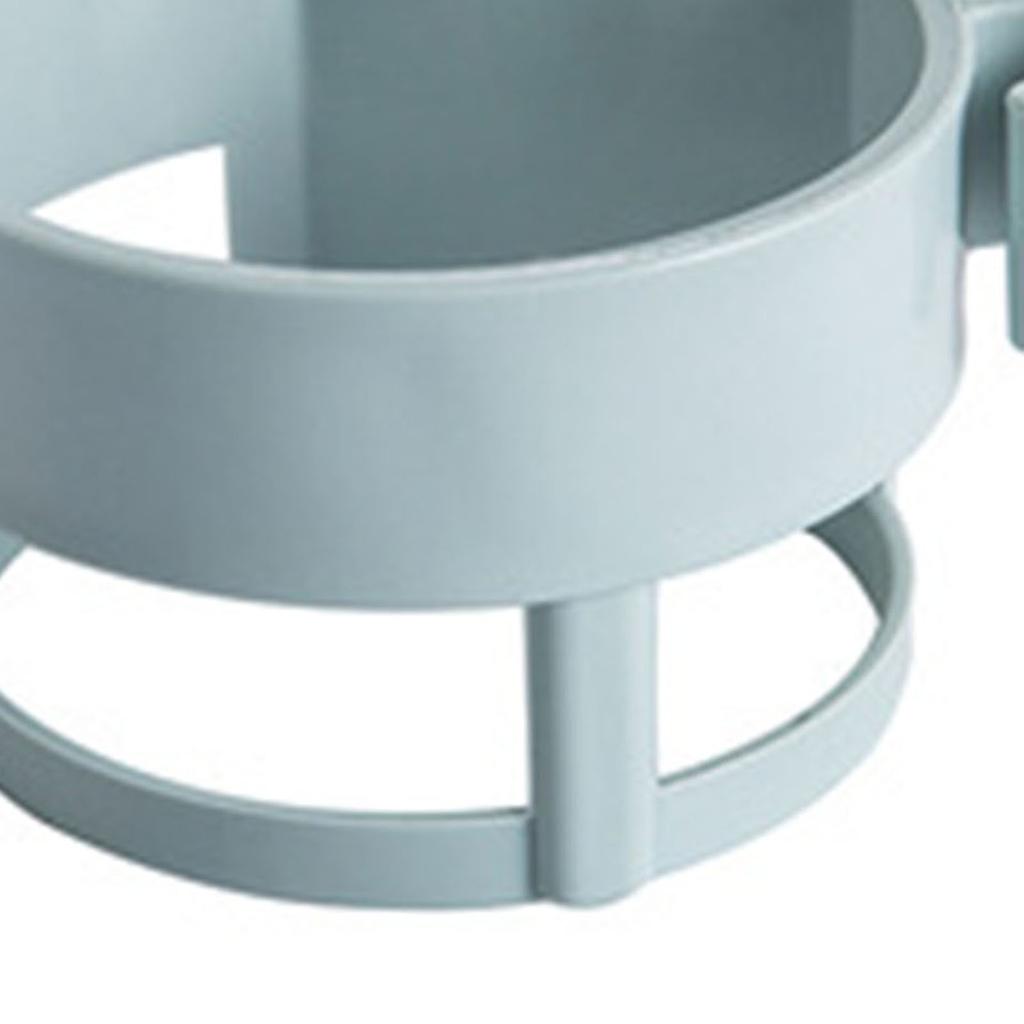 Hårfönshållare med ett hål, platsbesparande, självhäftande, väggmonterad, universell passform, hårfön