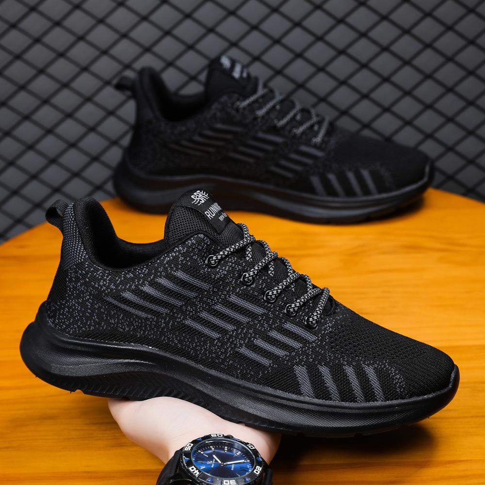Spring New Men's Shoes Thick Sole Lightweight Breathable Trendy Shoes Manufacturer High-quality Mesh Fashionable Sports Shoes for Men