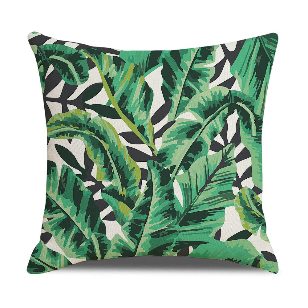 Nordic Tropical Plant Pillowcase - New Home & Office Decor Cushion Cover
