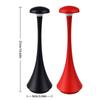 Rechargeable Mushroom Table Lamp USB-C Slim Waist Wireless Touch Lamp Soft Light Acrylic Desk Lamp Bedroom Atmosphere Light