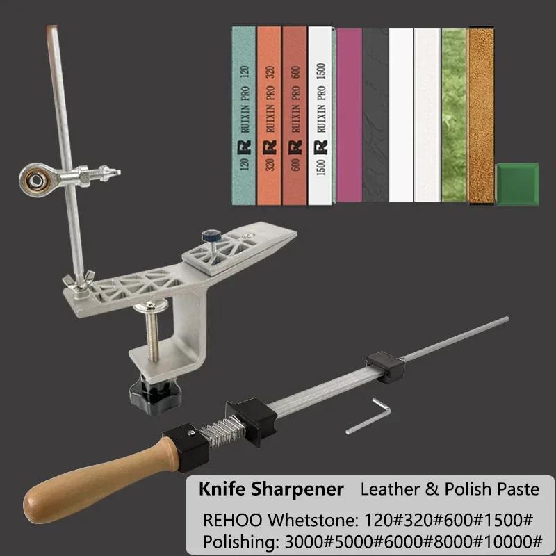 Kitchen Grinding System for Apex Edge Honing Professional Fixed Knife Sharpener with Diamond Sharpening Stone Whetstone Tools