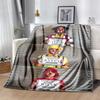 Mesmos Rollo Flannel Blanket Soft All-Season Throw, Design for Camping, Car Travel, Hiking Sofa, Bed, Office Perfect Gift for Parties