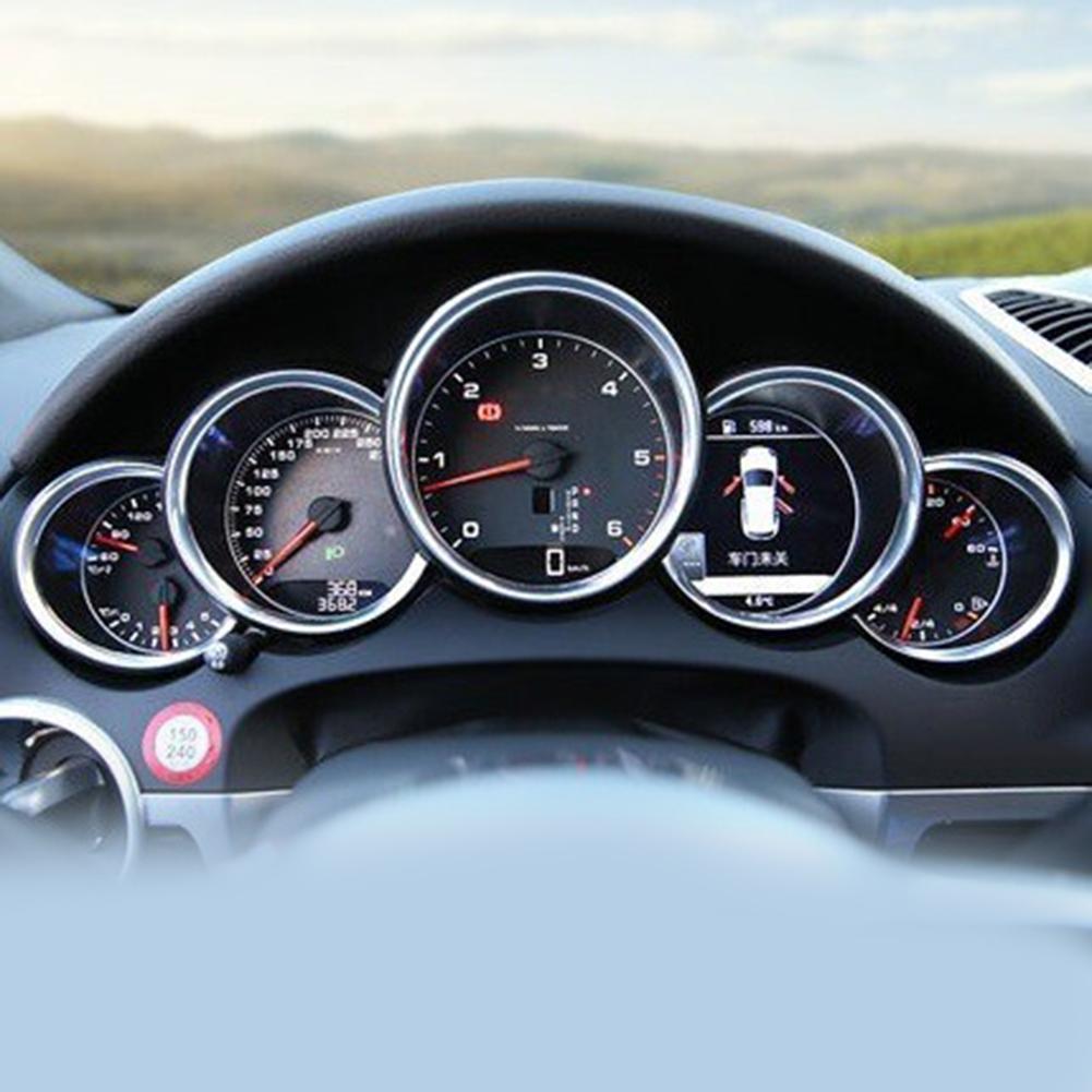 Silver Dashboard Trim Stylish Dashboard Accessory For Porsche Easy Installation Trim Stylish Aesthetic Fitment