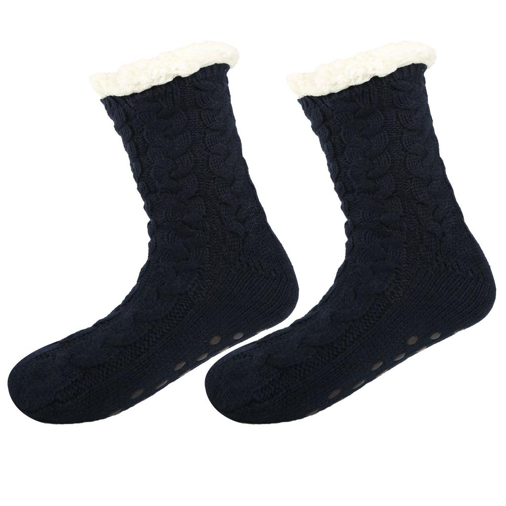 Fleece Non-slip Floor Socks Thickened Encrypted Floor Socks Non-slip Warm Sleeping Indoor Home Socks