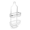 Metal Iron Wall Mounted Bathroom Basket 2 Layer Punch   Bathroom Shelves Toilet Accessories