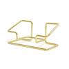 Business Card Holder Desktop Organizer Clear Acrylic 2-Tier Stand Perfect For Reception Office Meeting Room