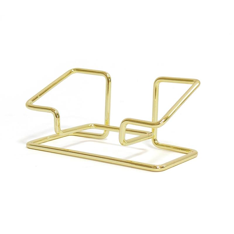 Business Card Holder Desktop Organizer Clear Acrylic 2-Tier Stand Perfect For Reception Office Meeting Room