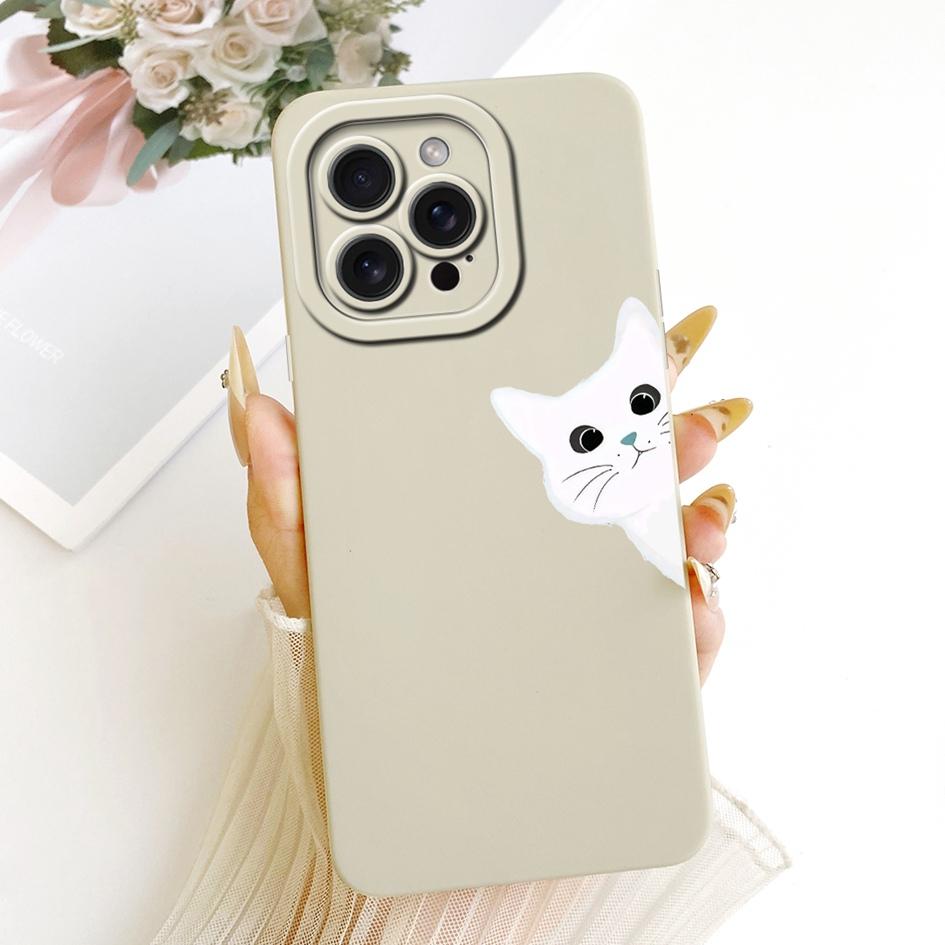 For iPhone 13 Pro Max Case Cute Rabbit Cat Cartoon Soft Silicone Shockproof Cover For iPhone 13 Pro Bumper iPhone13 ProMax Funda