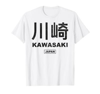 Kawasaki City 90s Retro Japonská Estetika 80s Kawasaki Tričko