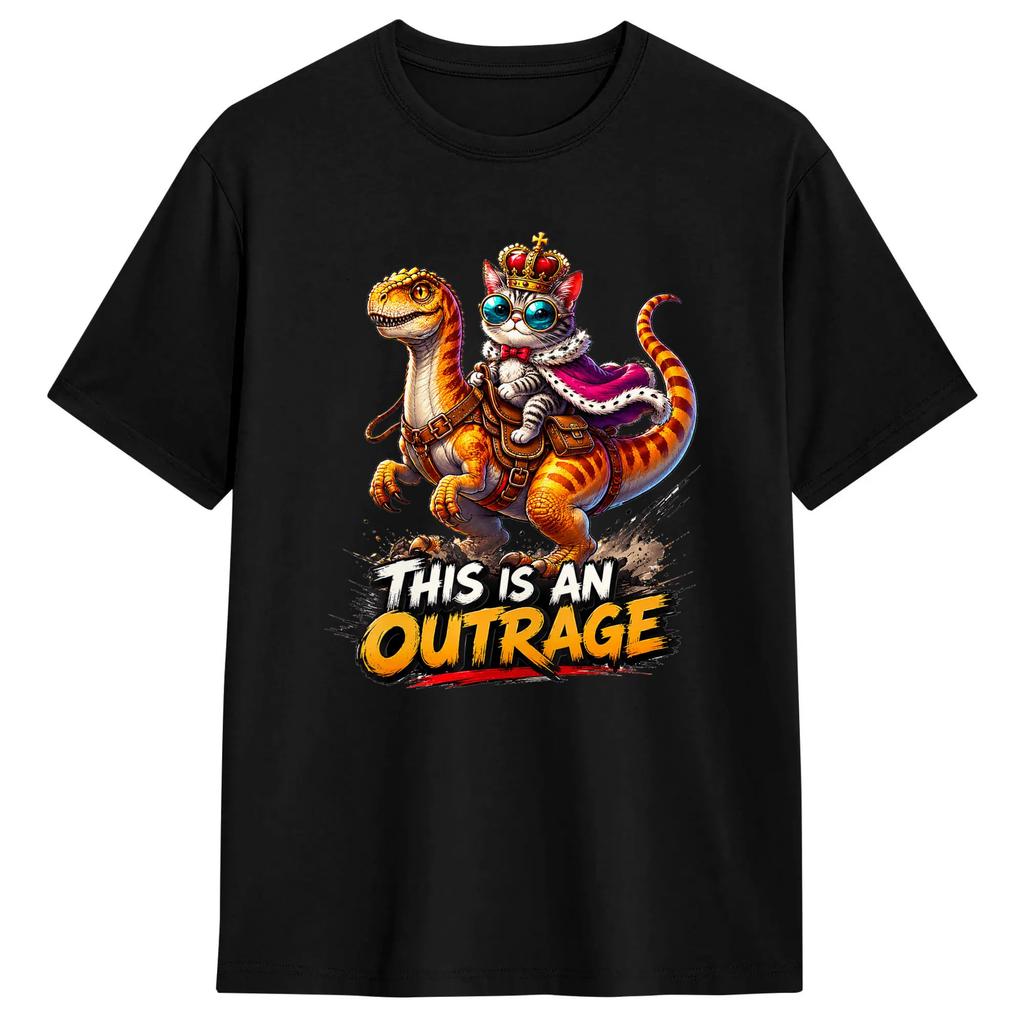 This is an Outrage Funny Princess Cat Goddammit Donut Gold T-Shirts for  Vintage 100% Cotton Tee Shirt Short Sleeve T Shirts