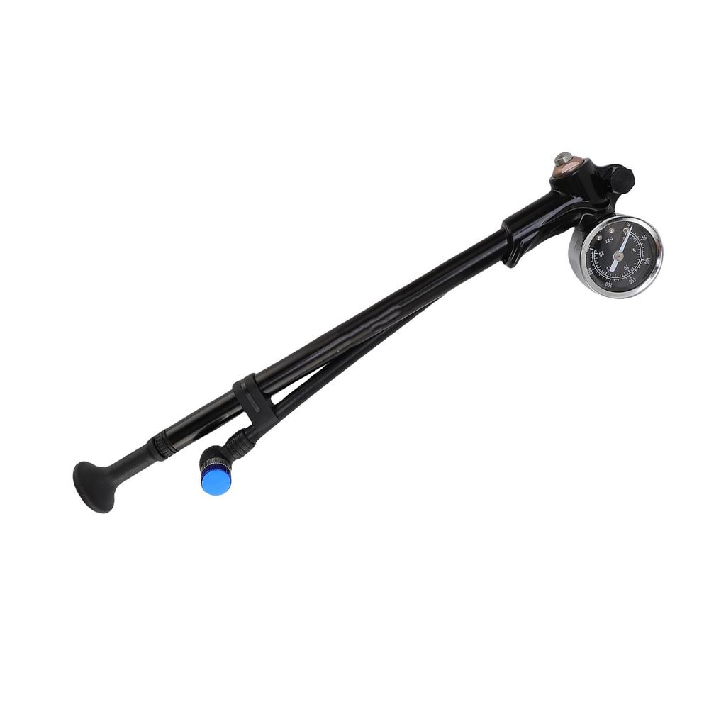 Bike Shock Pump 300PSI Aluminum Alloy Front Fork and Rr Suspension   Pump with Pressure Meter