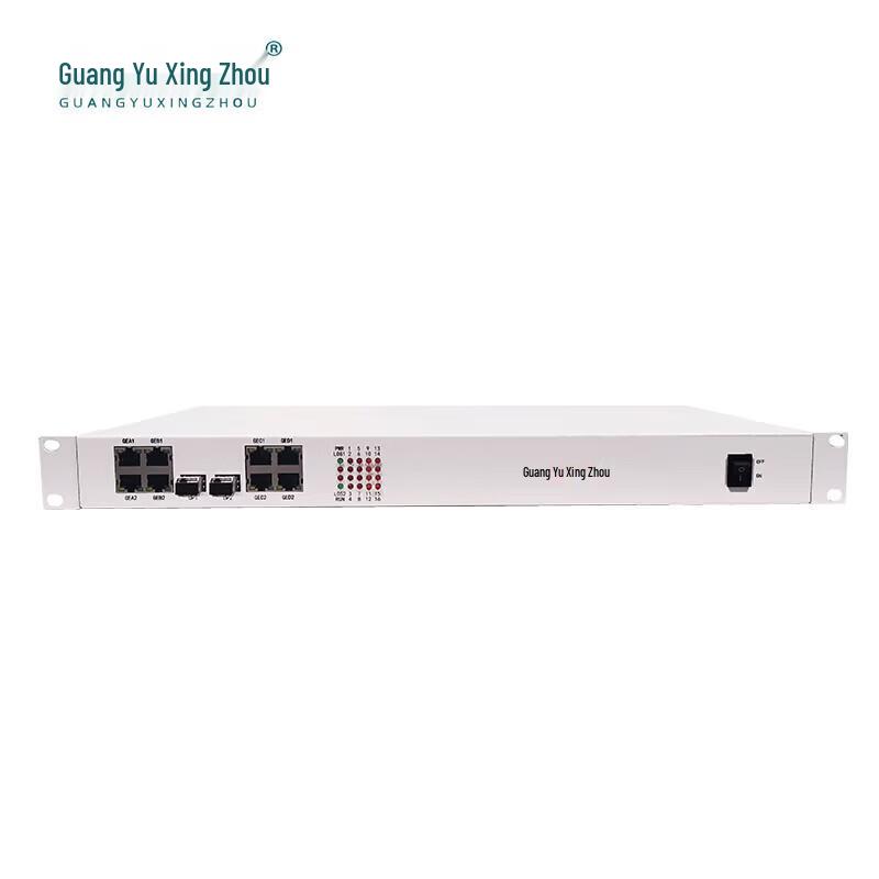 GY-4E14GE Optical Fiber To 4E1 & 4 Gigabit Ethernet Converter