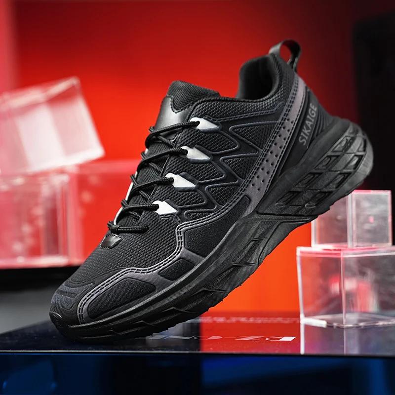 

Ультралегкие мужские кроссовки для бега по пересеченной местности, сетчатые дышащие кроссовки для отдыха на открытом воздухе, мужская летняя спортивная обувь для бега, мужская обувь 45