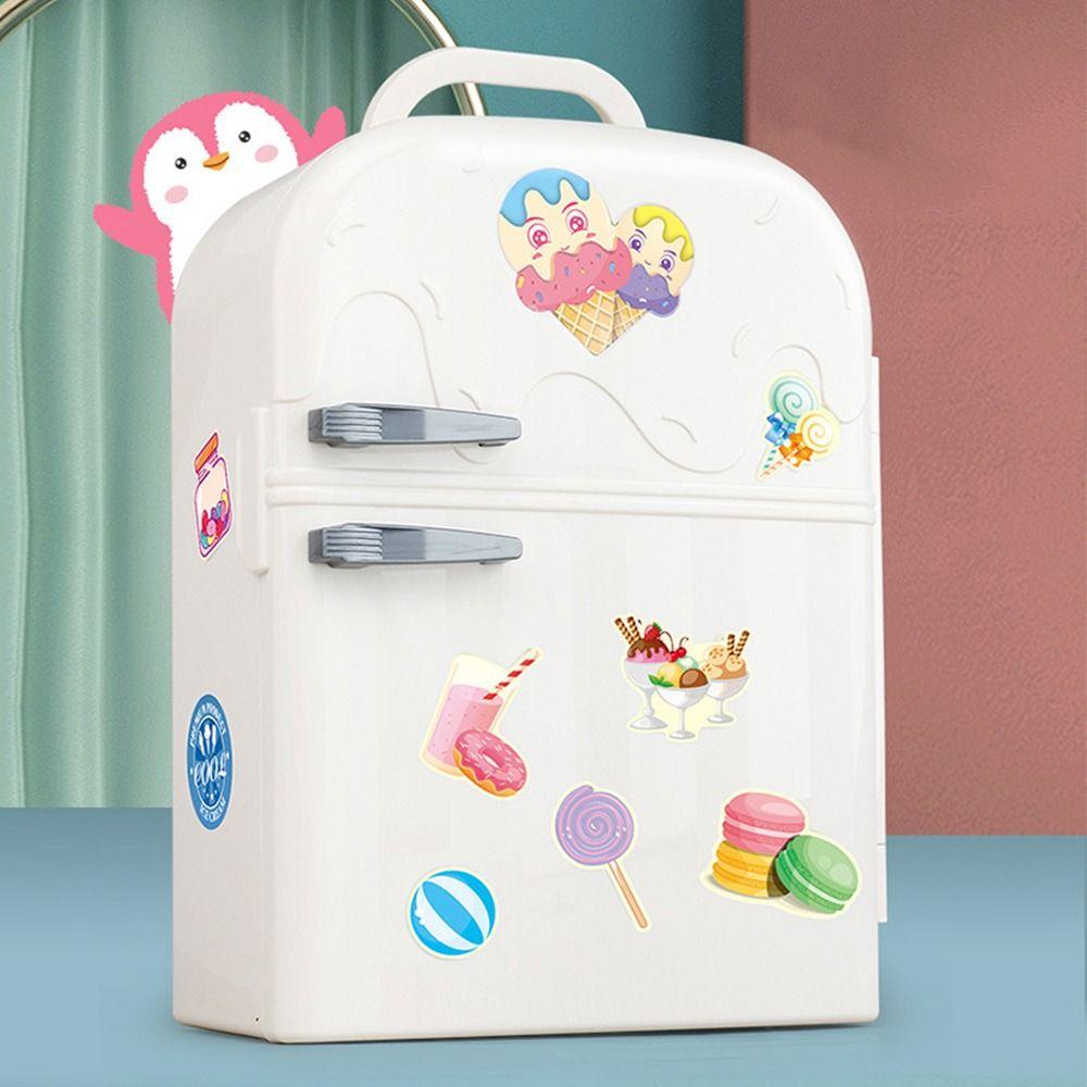 Model Crafts Children's Refrigerator Toys DIY Penguin Refrigerator Home Toys  Furniture Model
