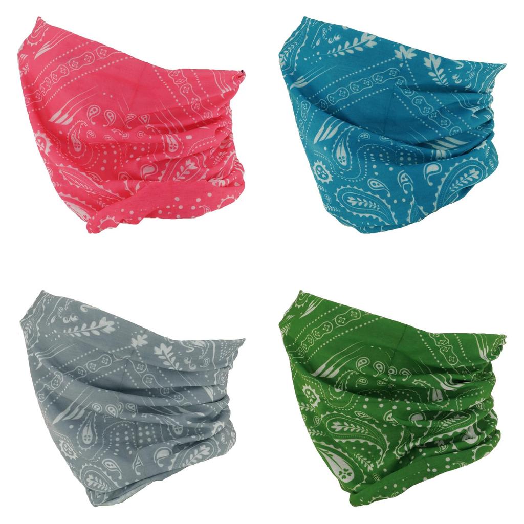 For Women and Hair Half Face Neck Gaiters for and and Available In Cashew and [SMEHCF] Multi-Purpose Bandanas, 4-Pack Men, Headbands, Balaclavas,