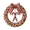 Sparkling DIY Christmas Wreath Kit Mini Creative Xmas Ornament Kit Snowflakes Christmas Tree Beaded Wreath Kit Home Decor