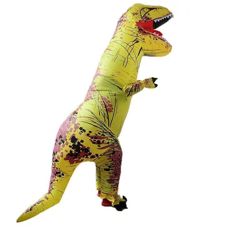 Skeleton Dinosaur Inflatable Costume Inflatable T-Rex Skeleton Costume for Halloween Performance and Party