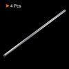 MECCANIXITY 3.3 Borosilicate Glass Stick 15.7" Length 10mm Dia Stir Rod Mixing Tools 4Pcs