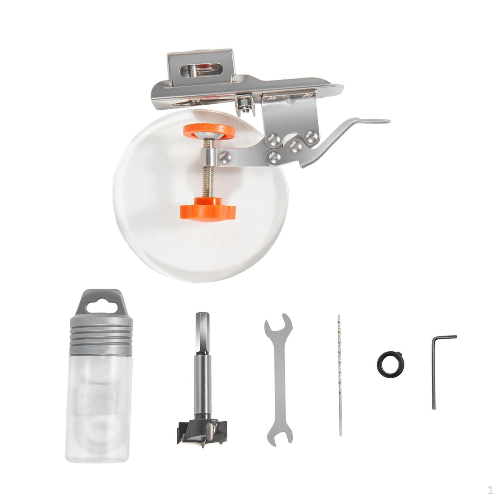 

Комплект для установки дверных петель из нержавеющей стали для улучшения дома Hinge Jig and Drill