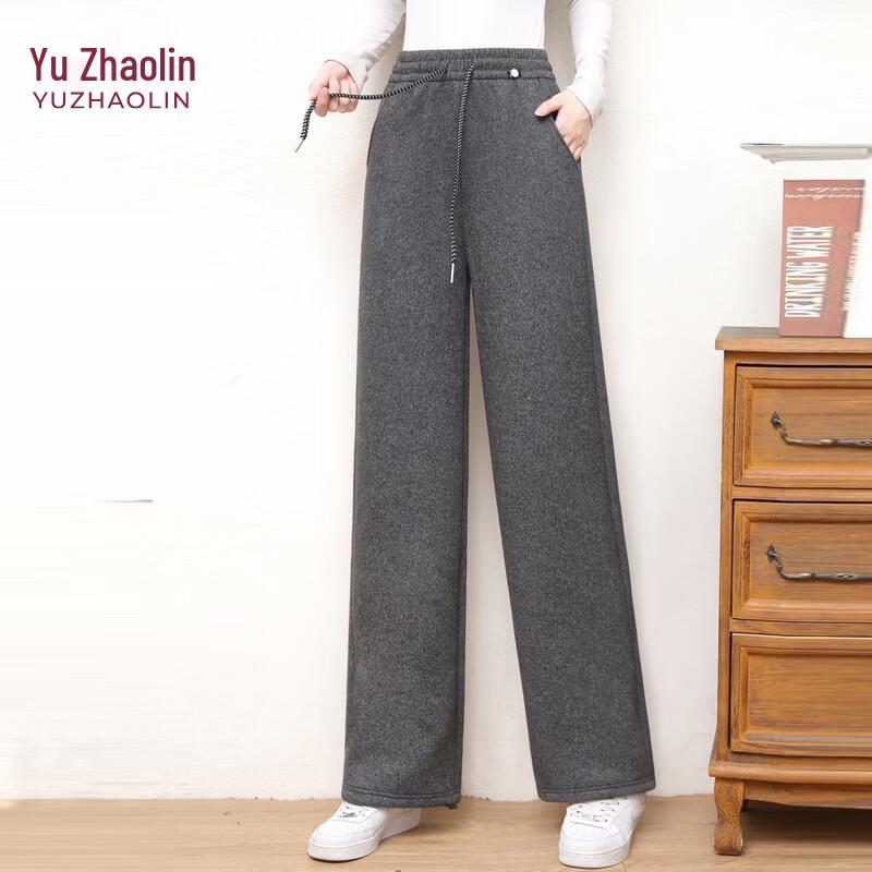 YUZHAOLIN Women s Spring Casual Straight-Leg Pants 2XL