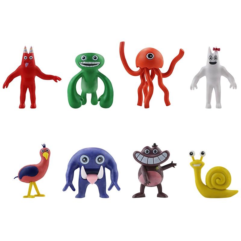 Красочные Садовые Фигурки Banban из ПВХ Радужный Монстр Куклы для Детского Сада