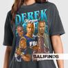 DEREK MORGAN Criminal Minds Unisex T-Shirt - Retro Derek Morgan Movies Graphic Tee - Tv Series / Movies Shirt ID