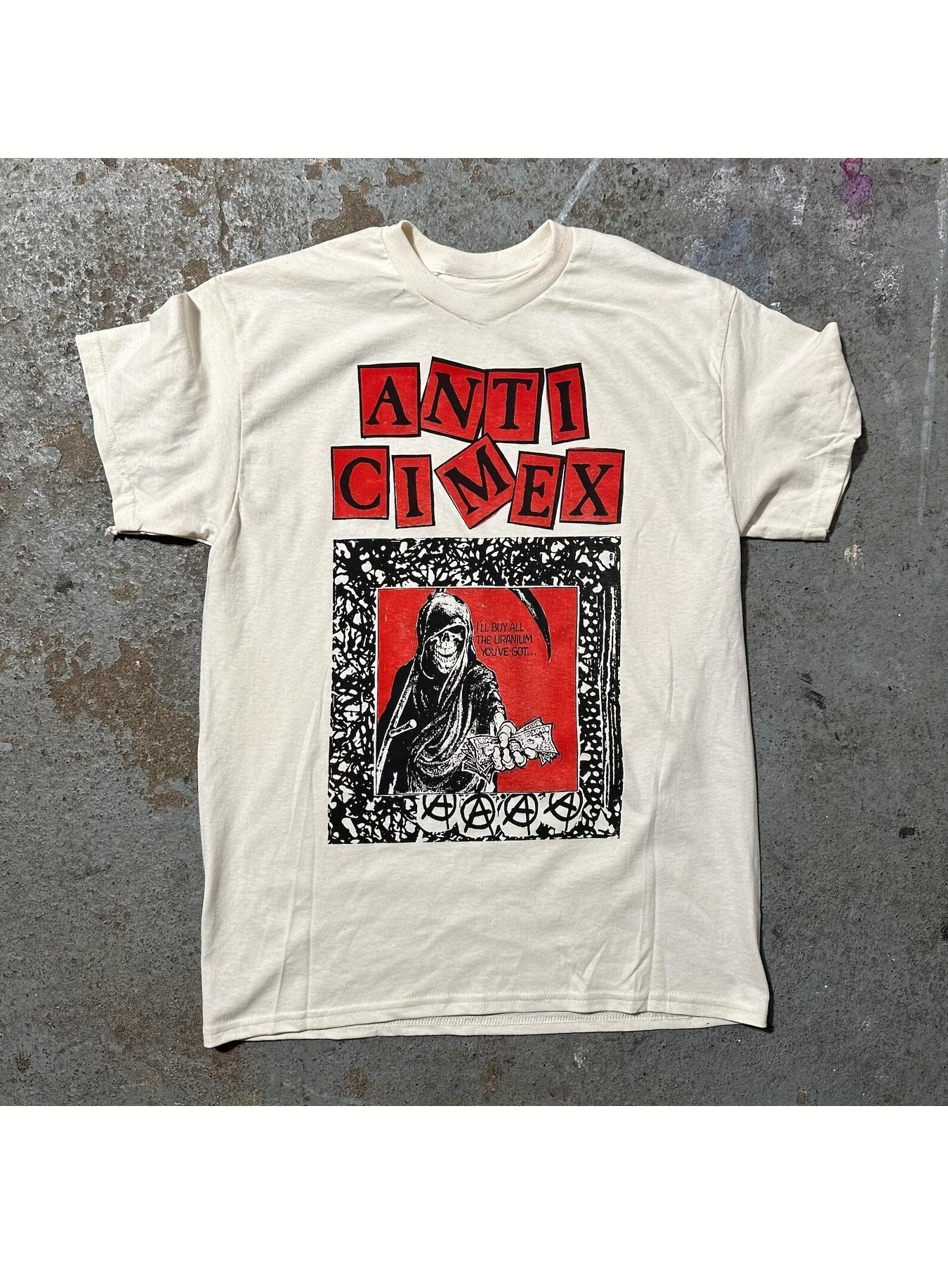 Anti-Cimex Graphic T-Shirt for Men & Women | Bold Red & Anti-Cimex Slogan Print XL