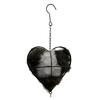 Unique Heart Shape Bird Nesting Materials Organizers Metal Nesting Heart Shelter Place for Wild Bird Shelter Yard Decors