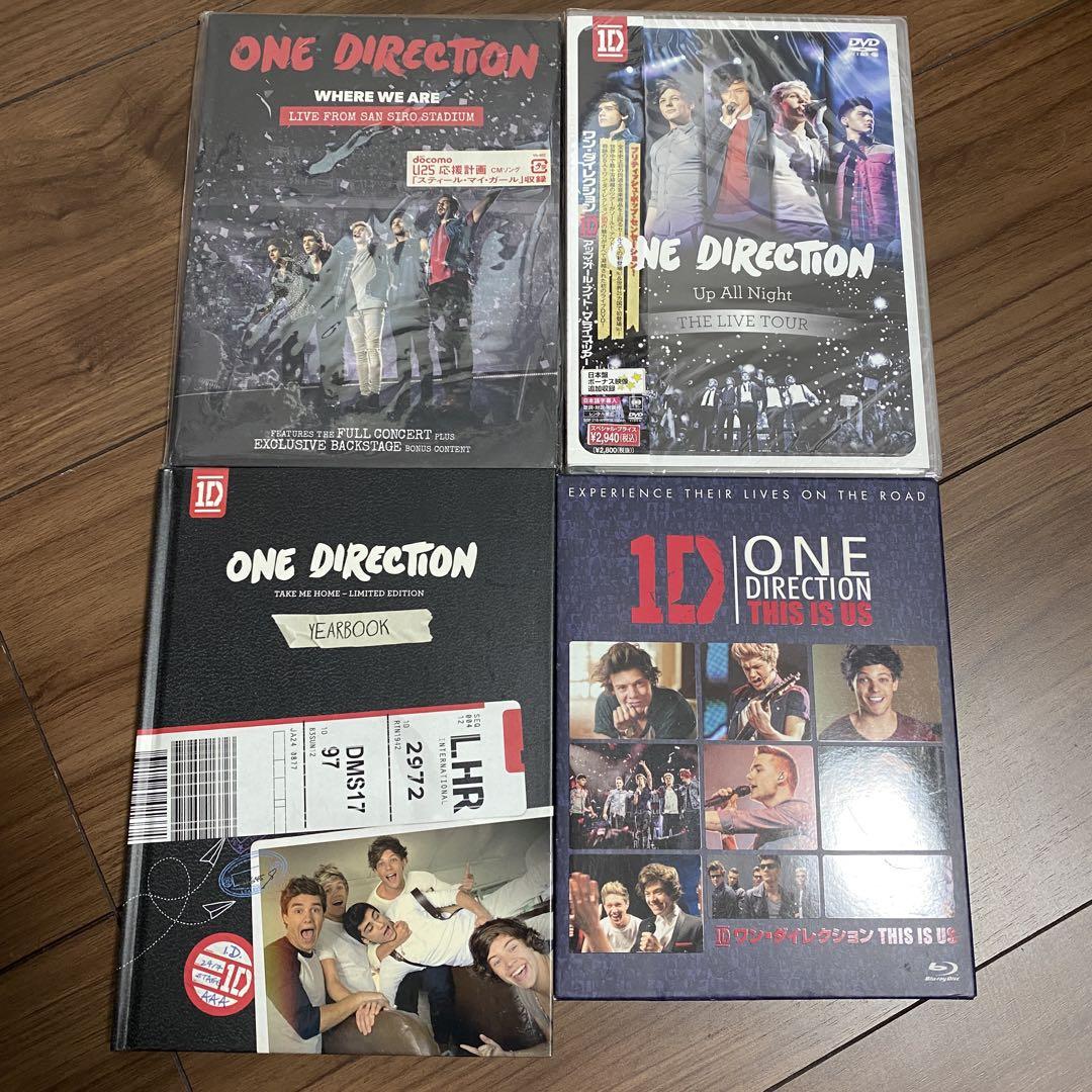

[USED] one direction dvd cd set