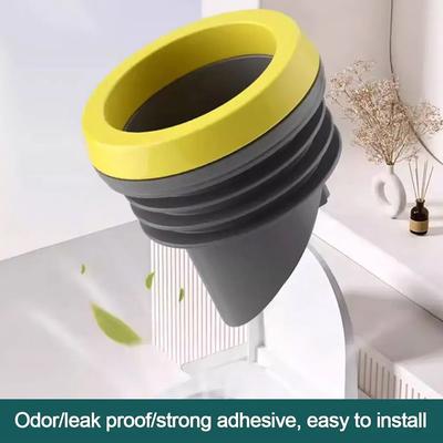 Geurbestendige afdichtring Anti-lek rubberen pakkingring Toilet afdichtingsreparatieset Vervanging toiletflensbouten
