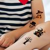 54pcs Temporary Tattoo Pumpkin Ghosts Temporary Tattoo Stickers Halloween Characters Waterproof Long-lasting Body Stickers For