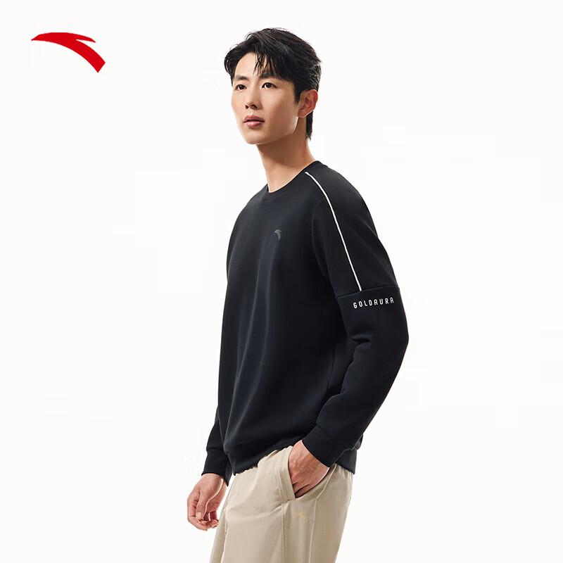 

Anta Men s Casual Round Neck Long-Sleeve Pullover Sweatshirt XL
