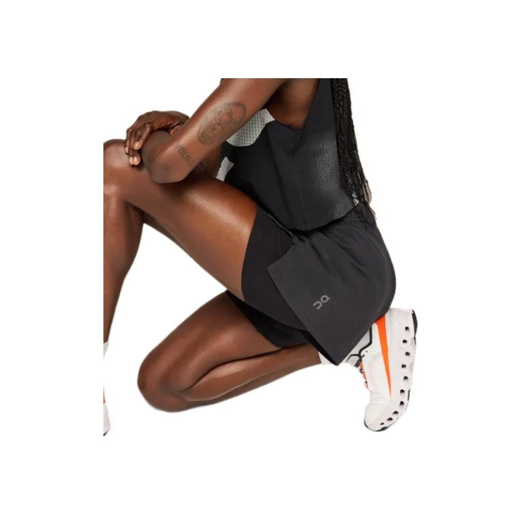 On Pace Shorts Lightweight Breathable Eco-Friendly Comfortable Sports Shorts Unisex Shorts Black 1WE10250553