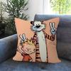 Anime C-Calvin And H-Hobbes Cushion Cover Car Throw Pillow Case For Sofa Car Christmas Gift