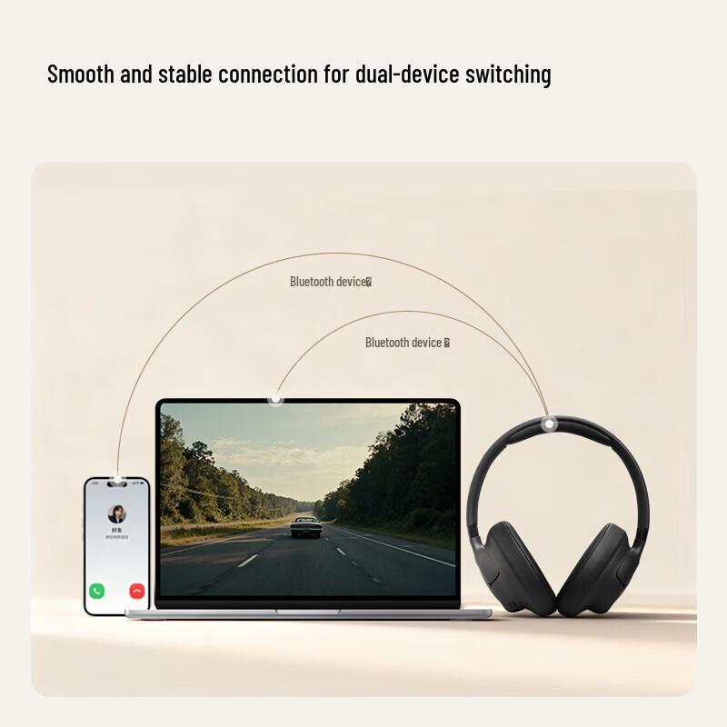 JBL Tune 730BT Wireless On-Ear Bluetooth Headphones