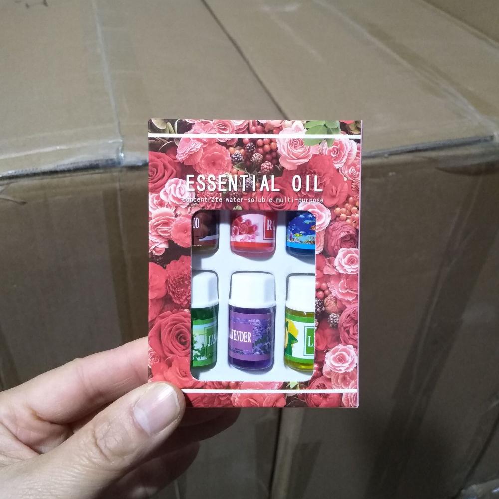 

6pcs/set Essential Oils for Aromatherapy Diffusers Fragrances Oil Aroma Oils Rose Lavender Lemon for Room 1set