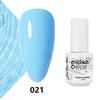 GELPOLISH Nail Art Set: Base, Top Coat, Transparent & White Gel Polishes