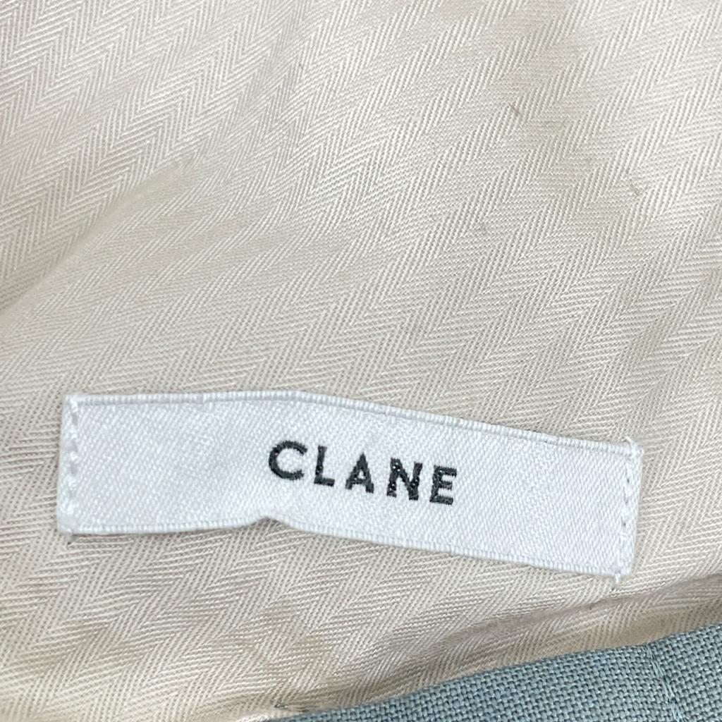 CLANE 15109-6162 23AW Mint 2WAY FOLD MARVELT SKIRT Long Skirt Skirt 1 khakiUsed