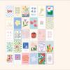 30Sheets Colorful Flower Cute Decorative Card DIY Background Greeting Card  Photo Props