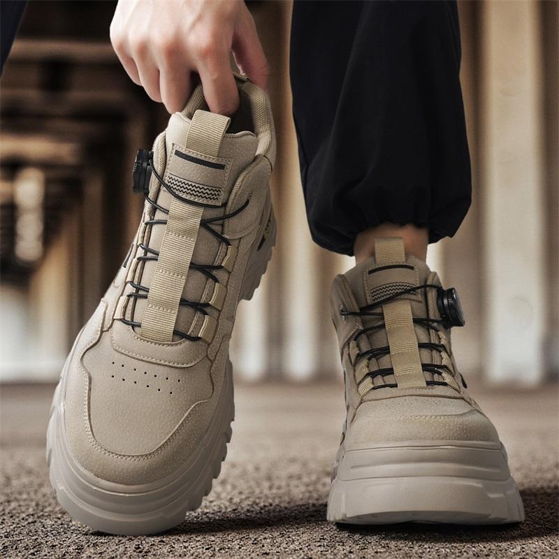 New Fashion New Men's Fashion Casual High Top Sports Shoes Students  Comfortable Sneakers Boys Male Classic Breathable Martin