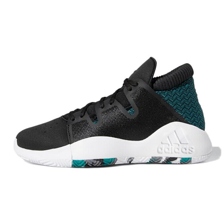 New Adidas PRO Vision J Breathable Mid-Top Children's Basketball Shoes Green Teenagers CG5973