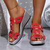 Summer 2026 Fashion Women Slip On Platform Wedges Plus Size Shoes for Women 36-43 Peep Toe Non-slip Women Sandals