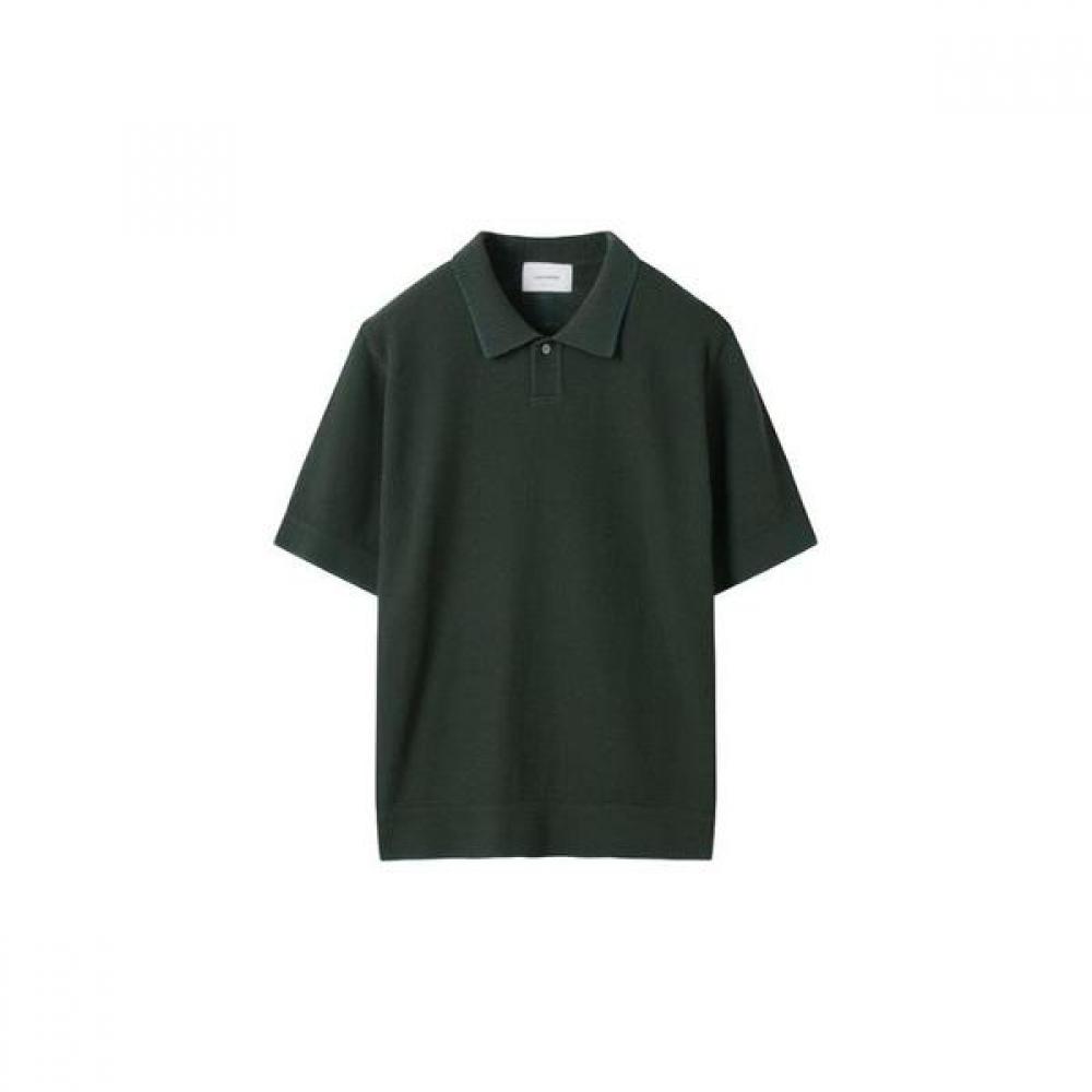 Customellow Men Green Texture Collar Sweater C9wam25411grd Green/100
