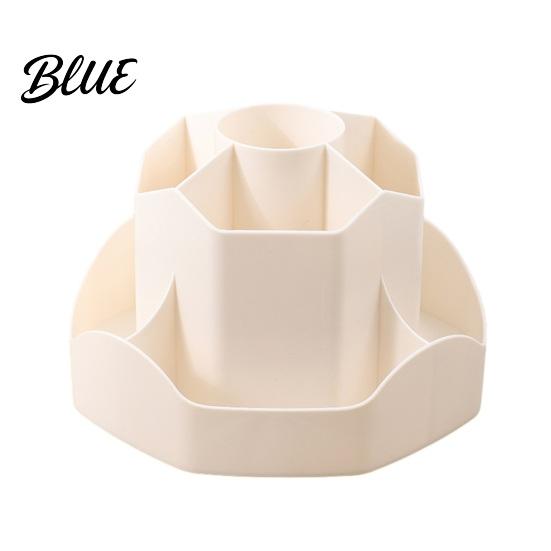 Multi-compartment Pencil Holder Rotating Pen with 9 Compartments 360 Degree Silent Smooth Spinning